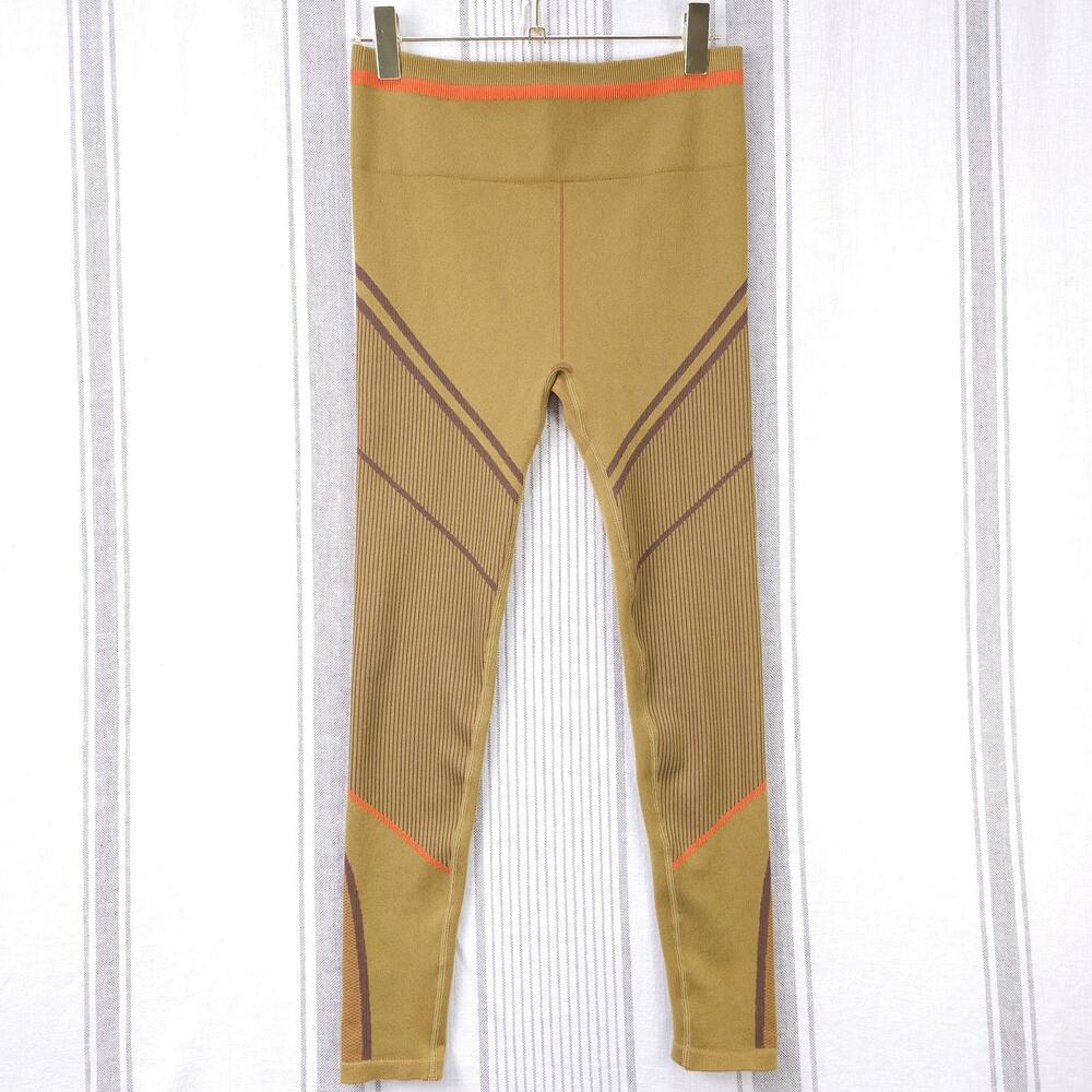 Fabletics Legging Women XL Seamless Jacquard Olive Green Stretch Knit Super Cozy - Picture 2 of 16